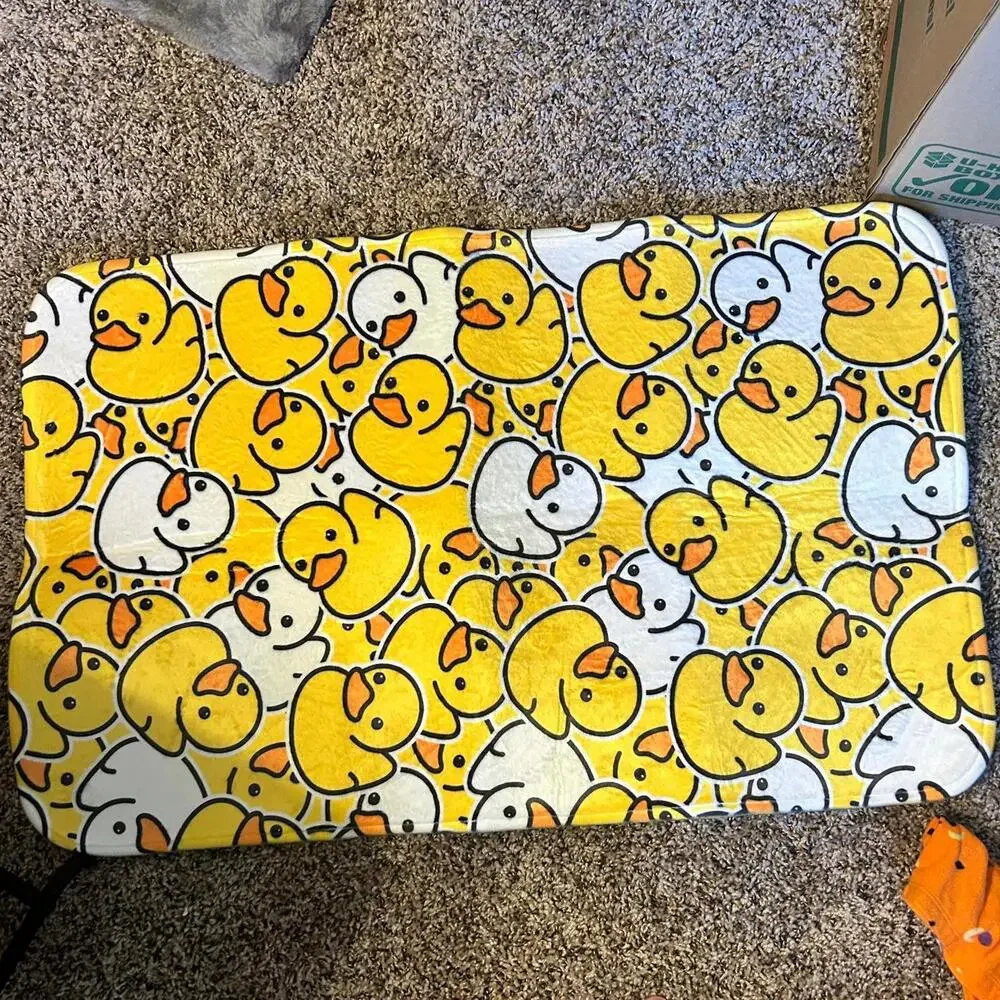 Rubber Duck Bathroom Rug Medium Size (NWT)